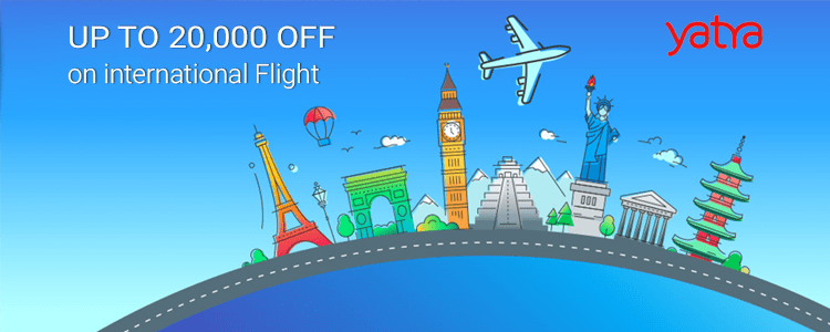 Yatra coupons code for flight Booking