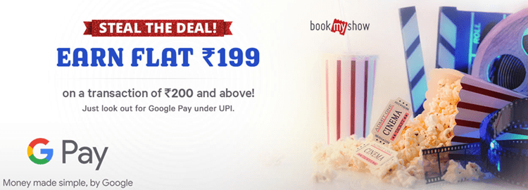 Bookmyshow Cashback offers