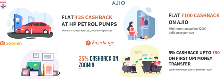 Freecharge Cashback offers