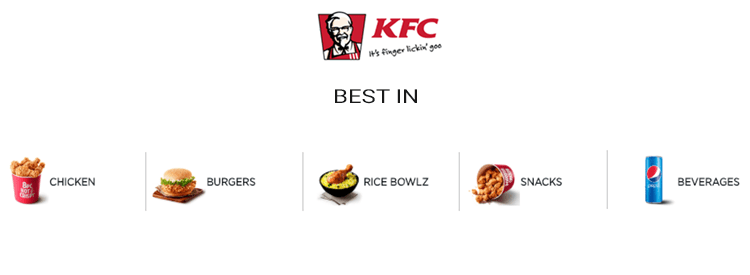 KFC Pizza offers