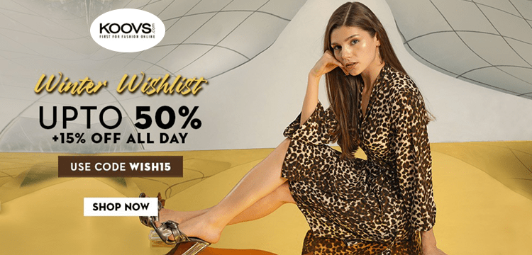 Koovs Cashback offers for all users